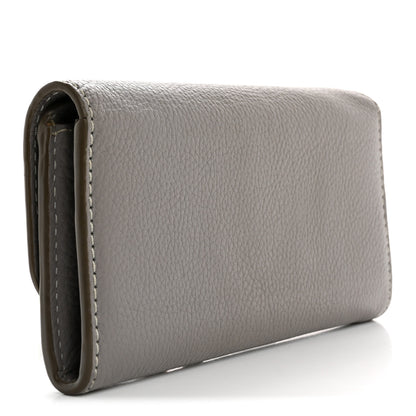 Chloe Calfskin Marcie Continental Flap Wallet Cashmere Grey 3 of 10