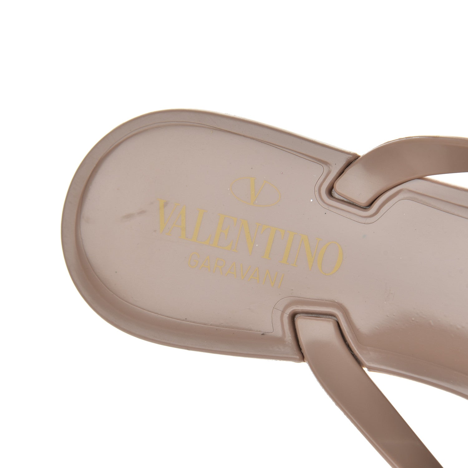 Valentino Garavani PVC Jelly Rockstud Bow Thong Sandals 40 Poudre 6 of 14
