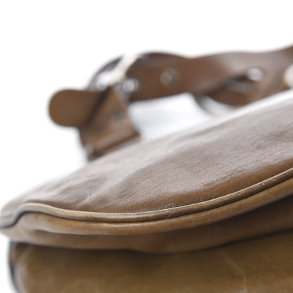 Christian Dior Calfskin Medium Gaucho Double Saddle Bag Brown 12 of 19