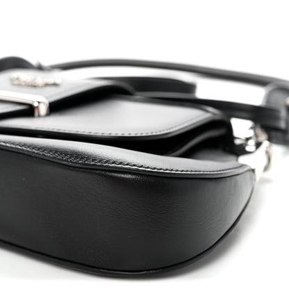 Prada City Calfskin Saffiano Sidonie Shoulder Bag Black 10 of 10