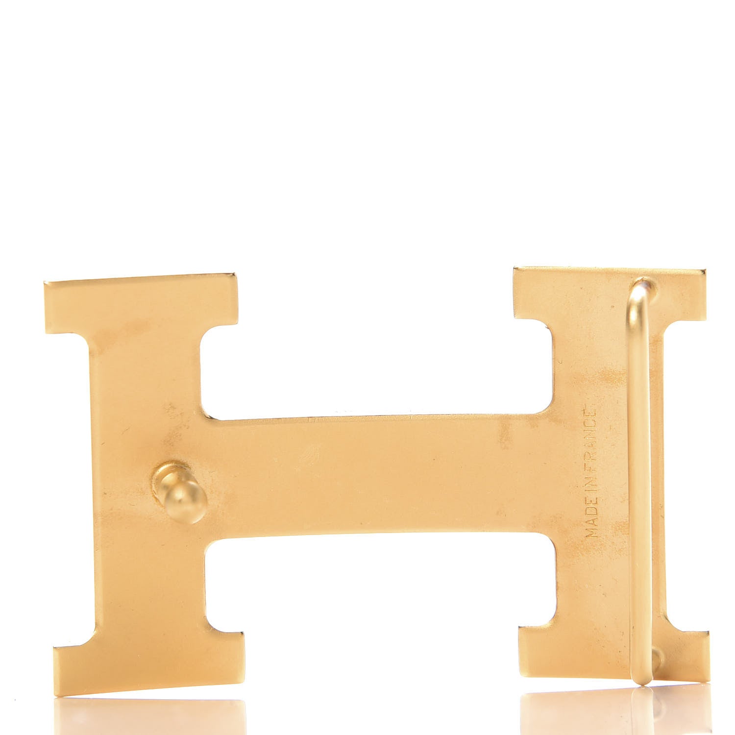 Hermes Martelee 32mm H Belt Buckle Gold 3 of 6