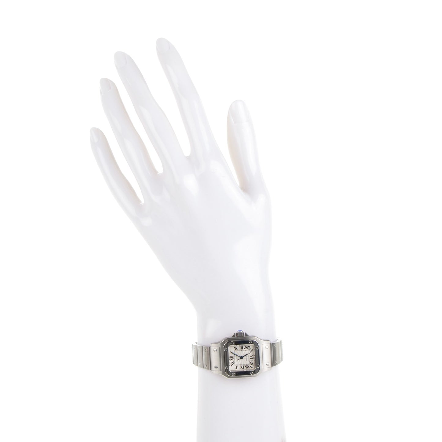 Stainless Steel 24mm Santos de Galbee Automatic Watch