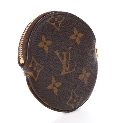 Louis Vuitton Monogram 2016 Christmas Animation Round Coin Purse Rouge 2 of 5