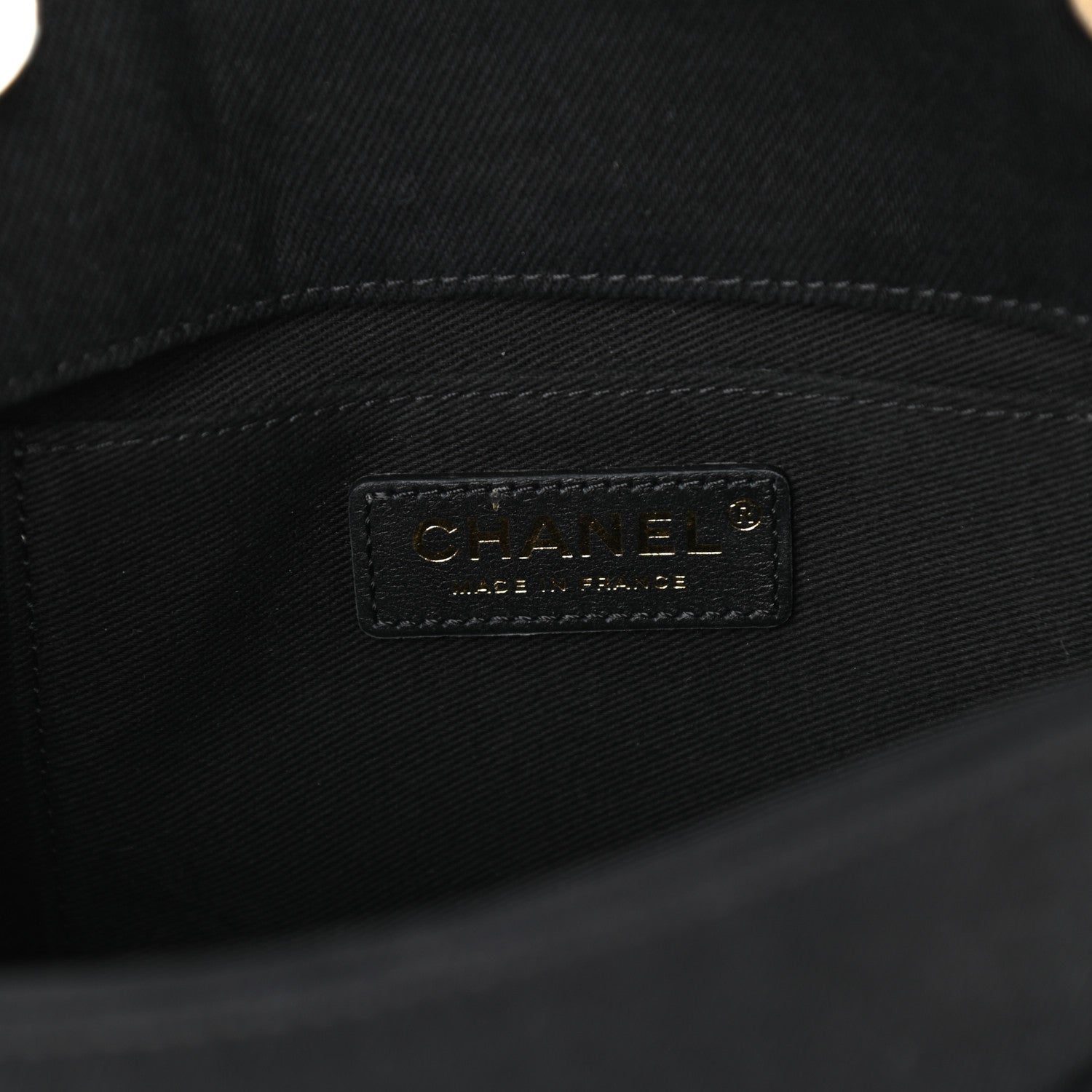 Chanel Denim Coco Flap Black 6 of 9