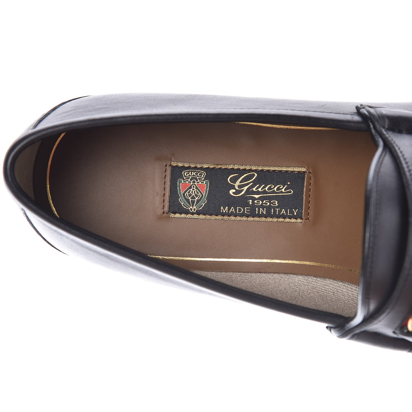 Calfskin Cirano Lux Web Mens 1953 Horsebit Loafers 8.5 Black