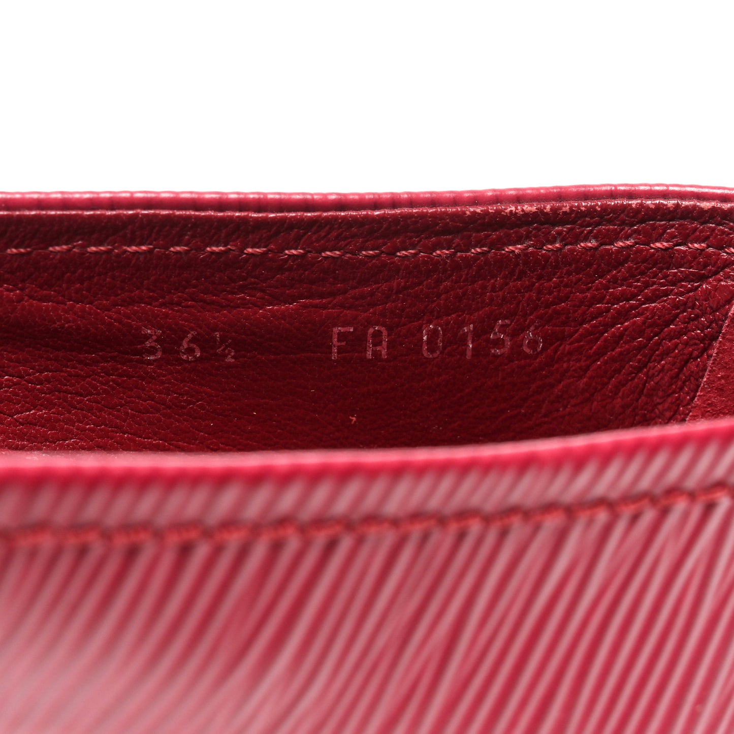 Epi Oxford Ballerina Flats 36.5 Fuchsia