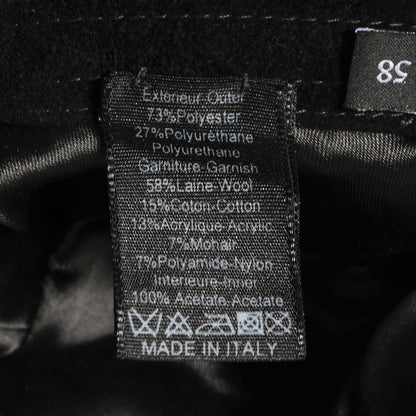 Chanel Vinyl Tweed Bucket Hat 58 Black 7 of 8