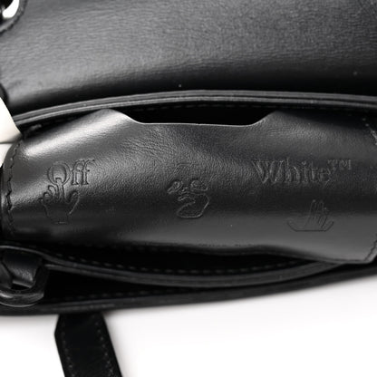 Off-White Calfskin Diag Small Binder Clip Crossbody Black 6 of 11