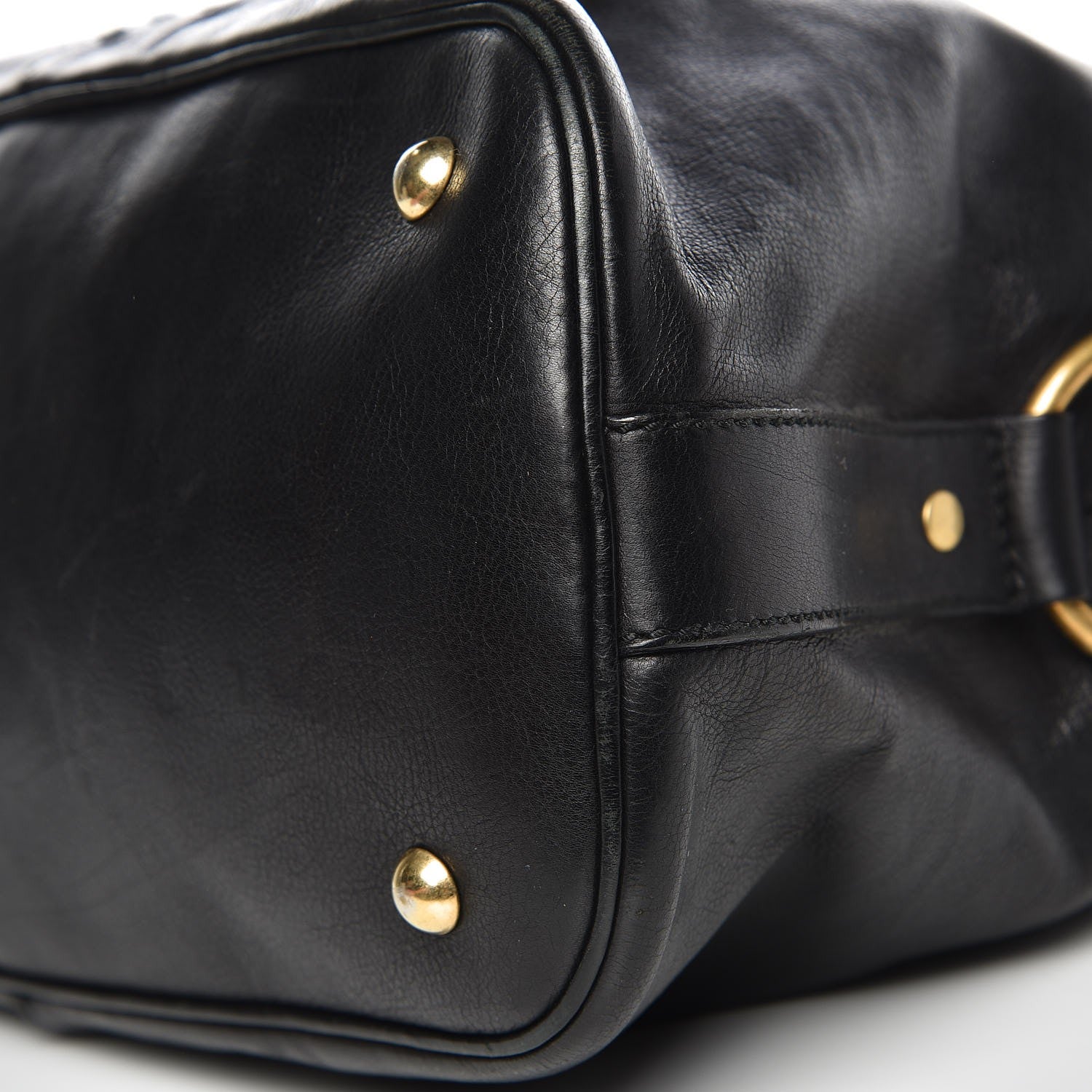 Saint Laurent Calfskin Oversized Muse Black 8 of 8