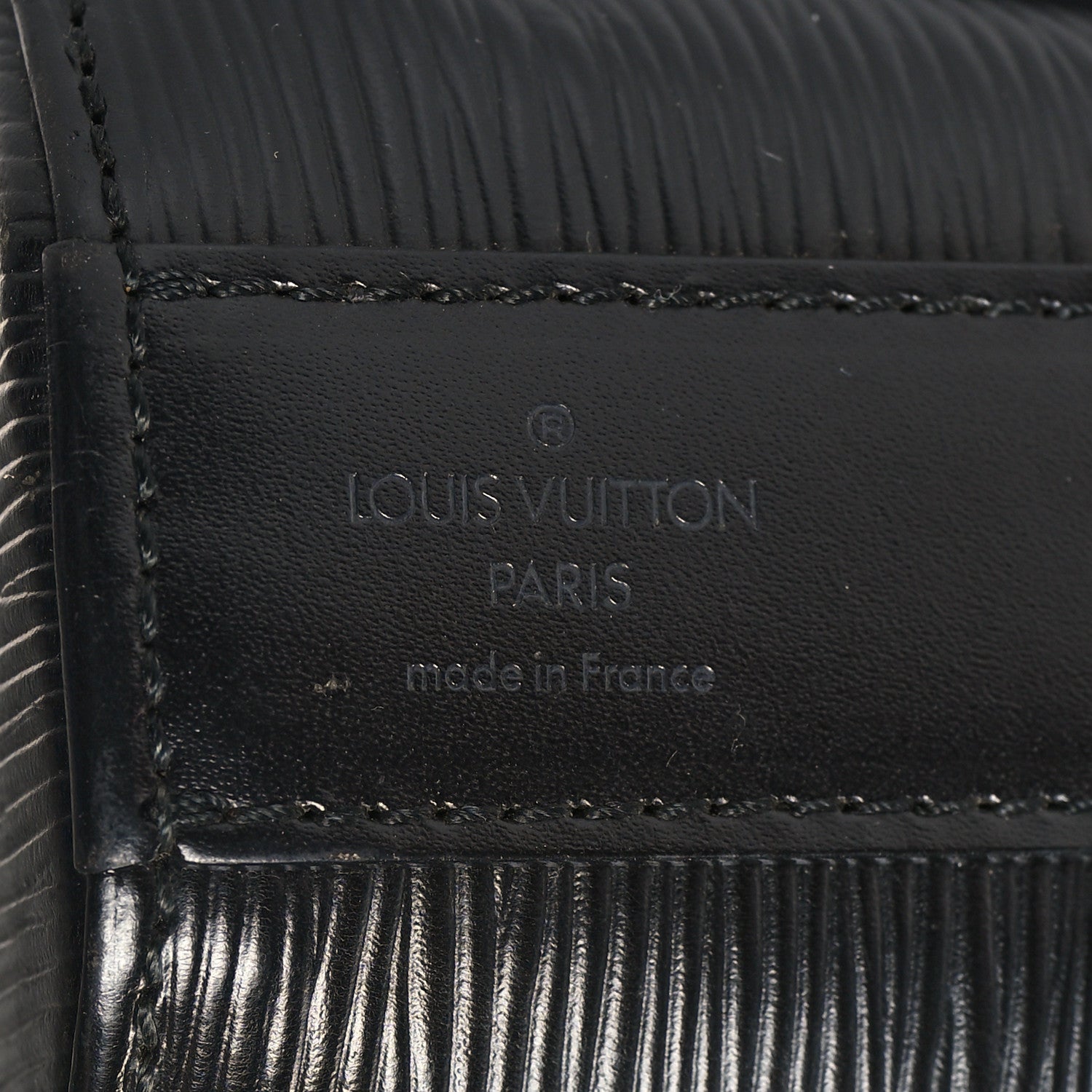 Louis Vuitton Epi Sac D'Epaule GM Black 5 of 10