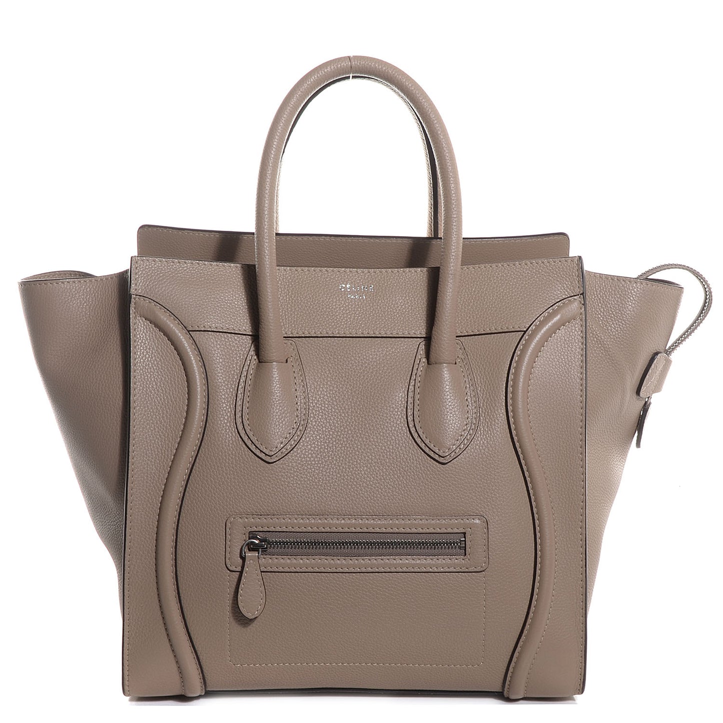 Drummed Calfskin Mini Luggage Dune