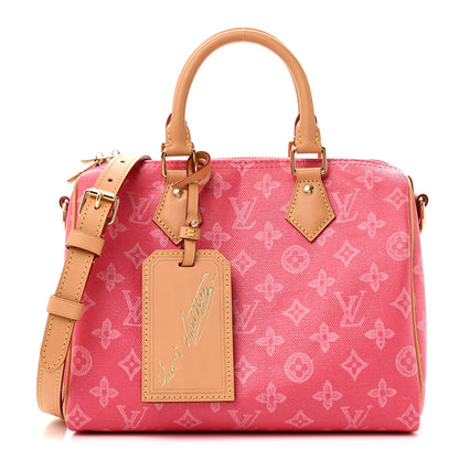 Louis Vuitton Monogram Origine Speedy Bandouliere 25 Rose Ruban 1 of 10