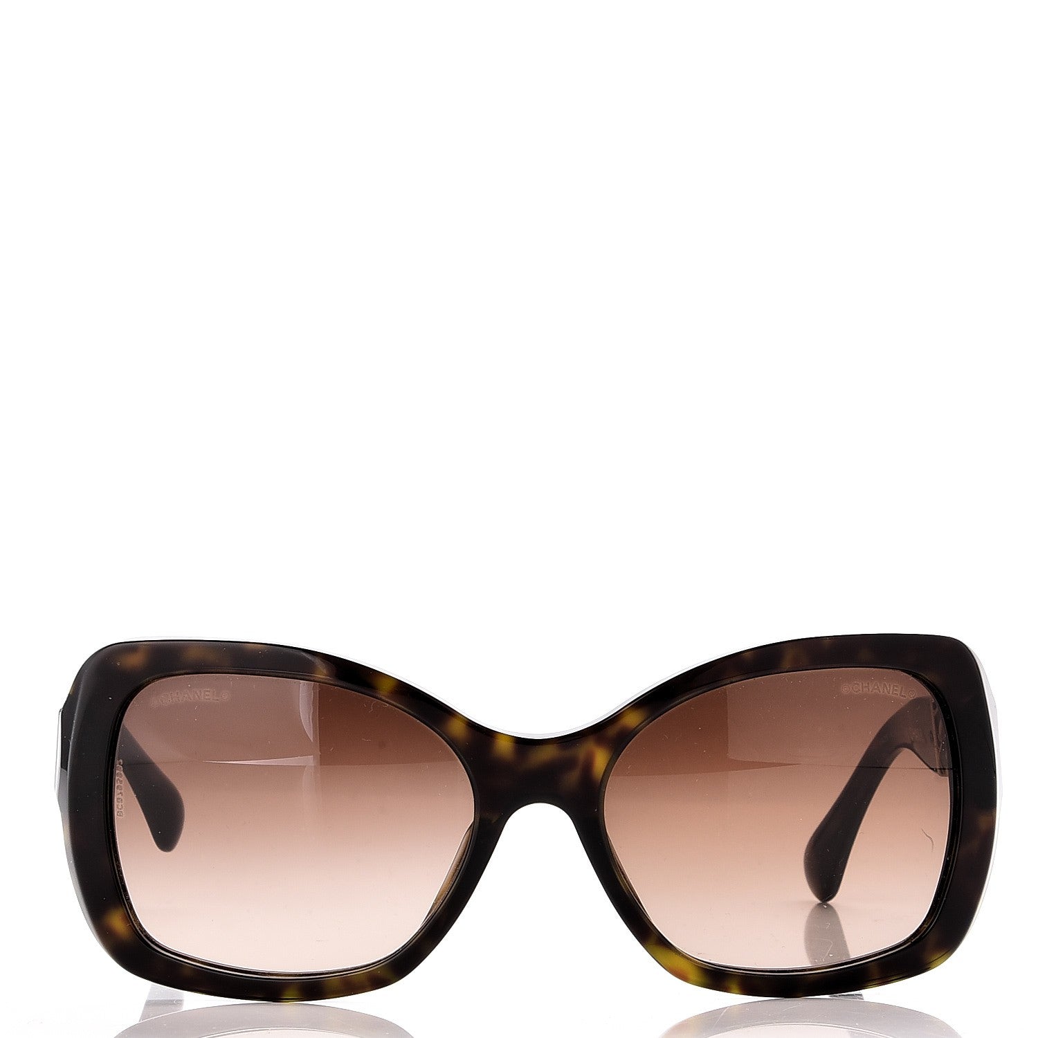 Chanel Acetate Metal Chain Square Sunglasses 5305 Brown 2 of 7