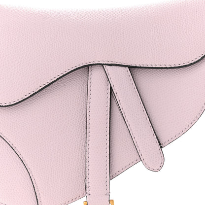 Christian Dior Grained Calfskin Mini Saddle Bag Light Pink 8 of 10