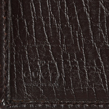 Gucci Monogram Horsebit Continental Wallet Dark Brown 5 of 8