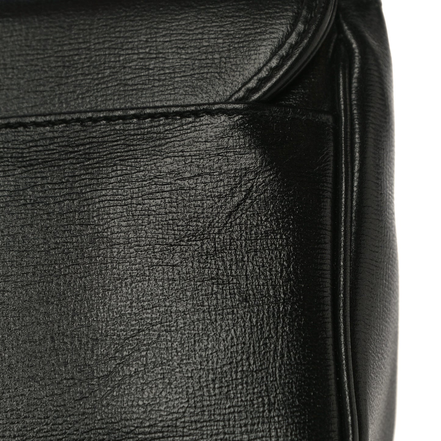 Azalea Calfskin Mini Marina Chain Shoulder Bag Black