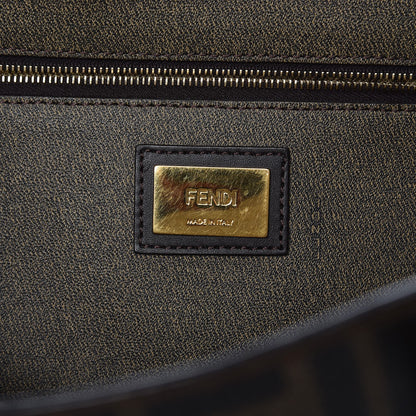 Fendi Zucca Spalmati Small Roll Tote Tobacco Moro 6 of 12