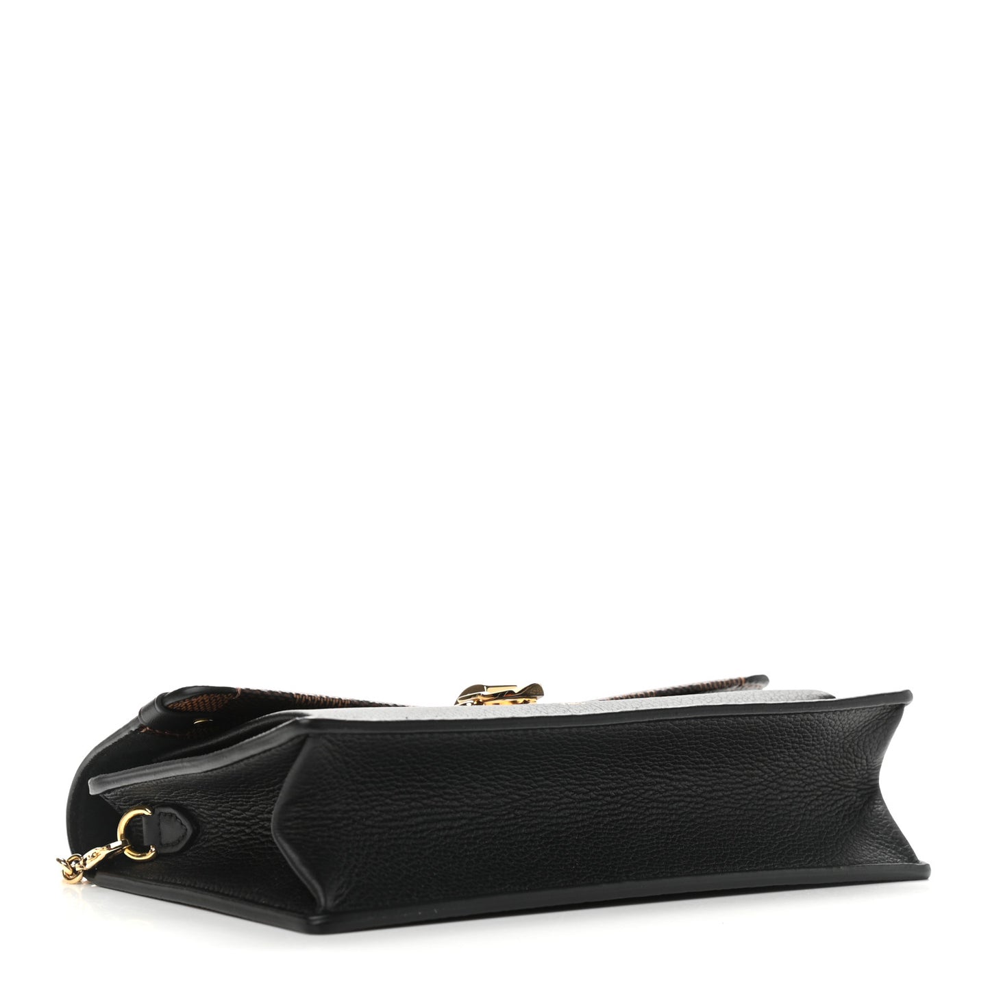 Damier Ebene Vavin Chain Wallet Black