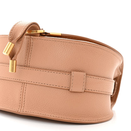 Chloe Grained Calfskin Small Marcie Saddle Bag Wood Rose 10 of 10