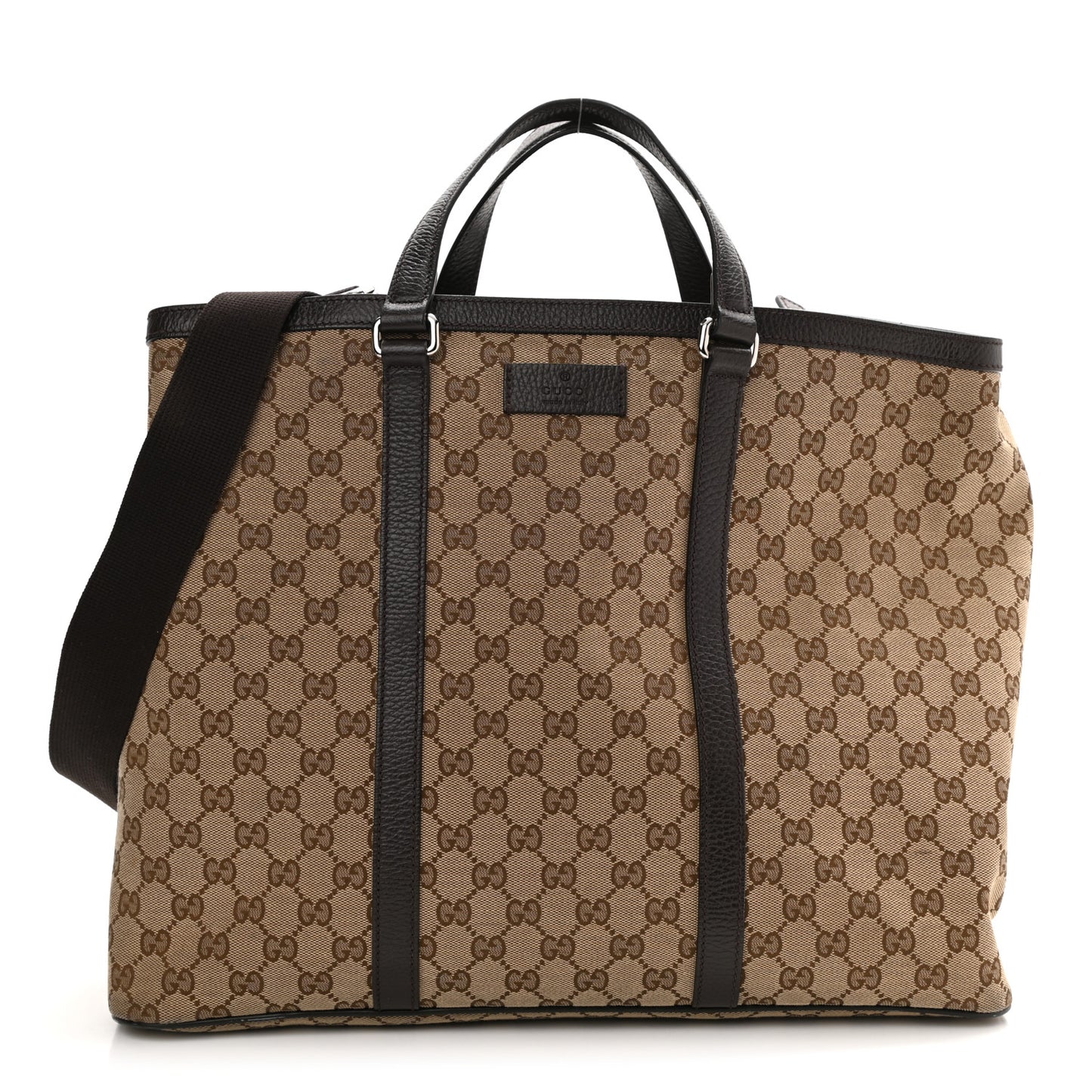 GG Monogram Large Joy Tote Bag Dark Brown