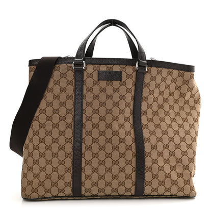 Gucci GG Monogram Large Joy Tote Bag Dark Brown 1 of 10