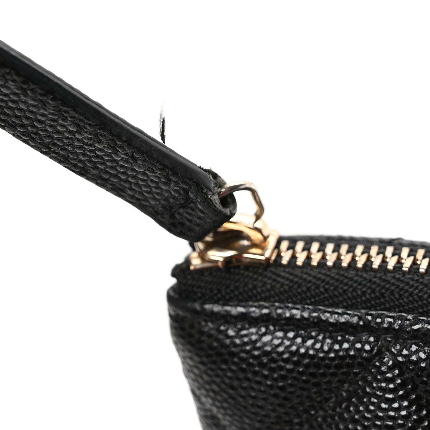 Chanel Iridescent Caviar Quilted Large Cosmetic Case Black 8 of 9