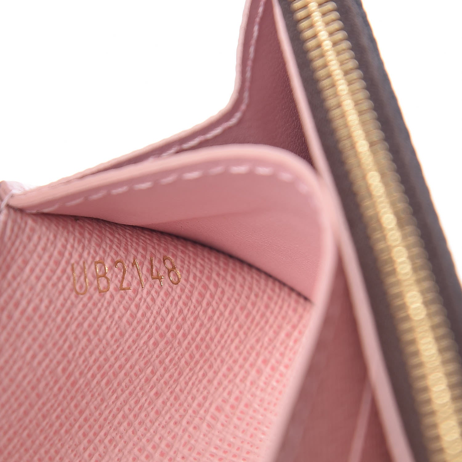 Louis Vuitton Damier Ebene Rosalie Coin Purse Rose Ballerine 7 of 8