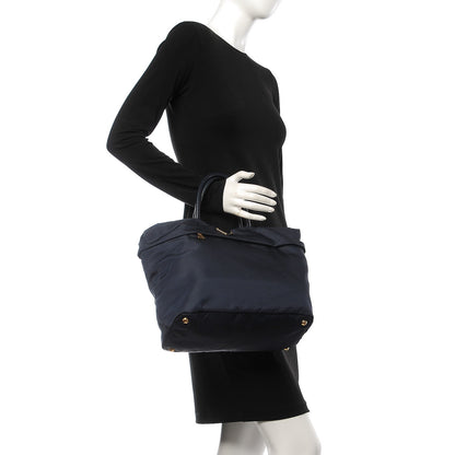 Prada Tessuto Nylon Tote Baltico 3 of 10