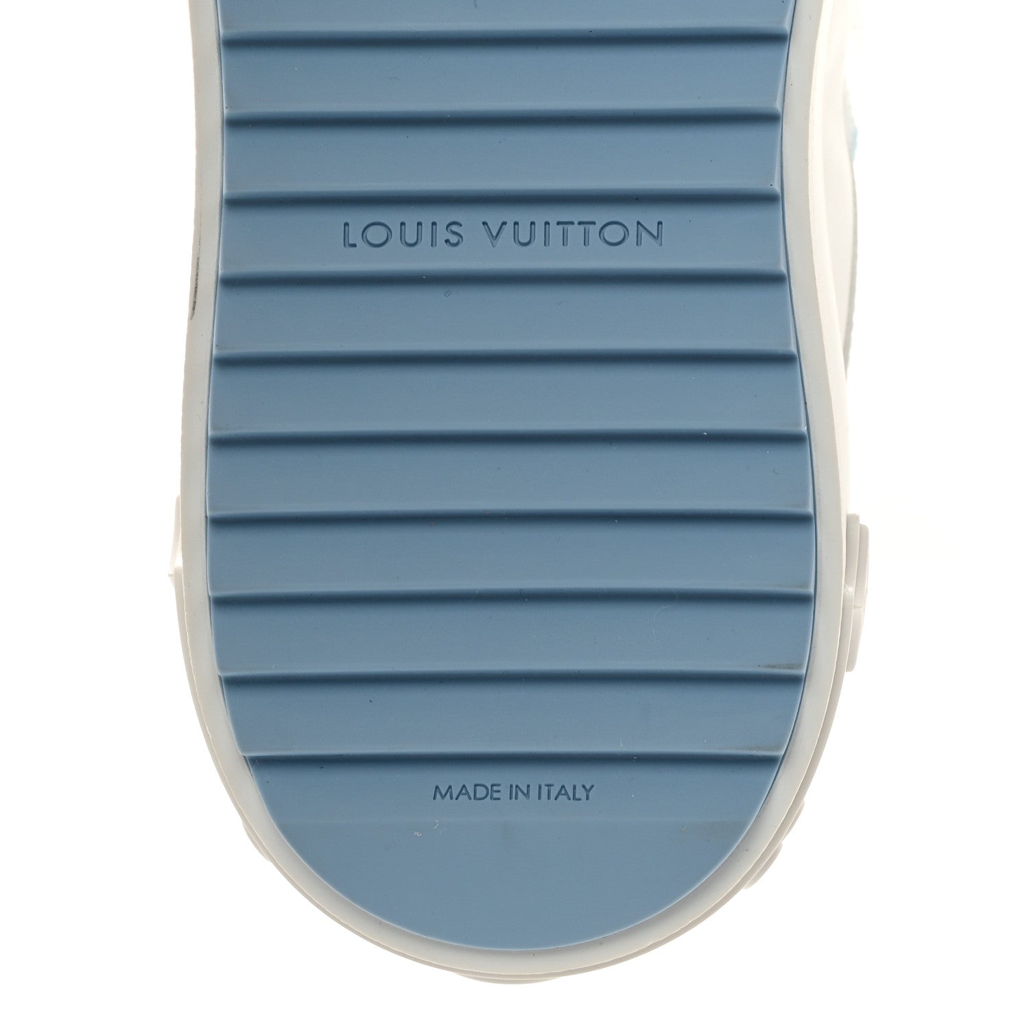 Louis Vuitton Calfskin Time Out Bow Sneakers 38.5 Blue 8 of 8