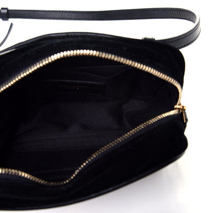 Saint Laurent Velour Matelasse Monogram Lou Belt Bag Black 5 of 9