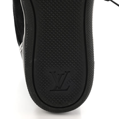 Louis Vuitton Epi Suede Postmark Wedge Sneakers 37 Black 7 of 12