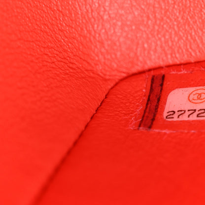Chanel Lambskin Quilted Mini Rectangular Flap Red 8 of 12