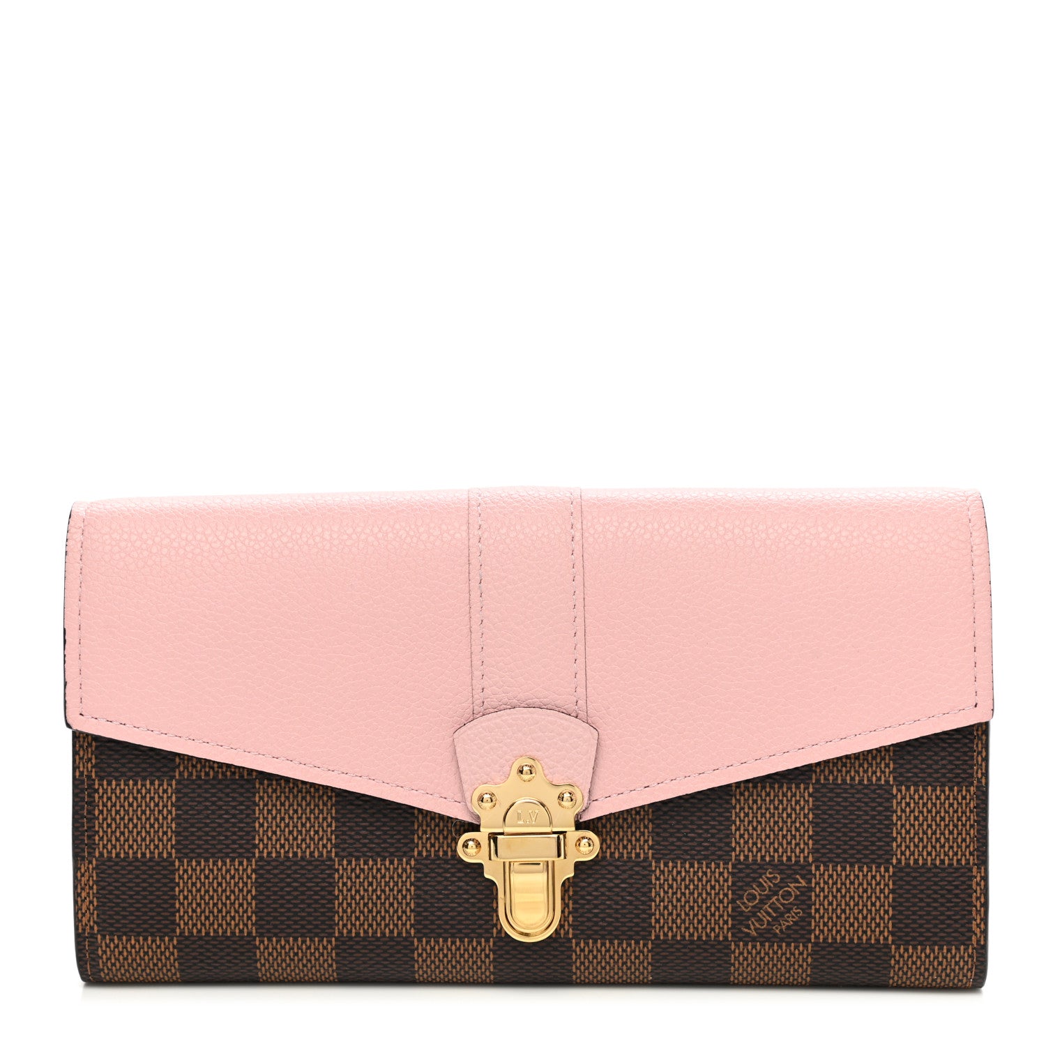 Louis Vuitton Damier Ebene Clapton Wallet Magnolia 1 of 9
