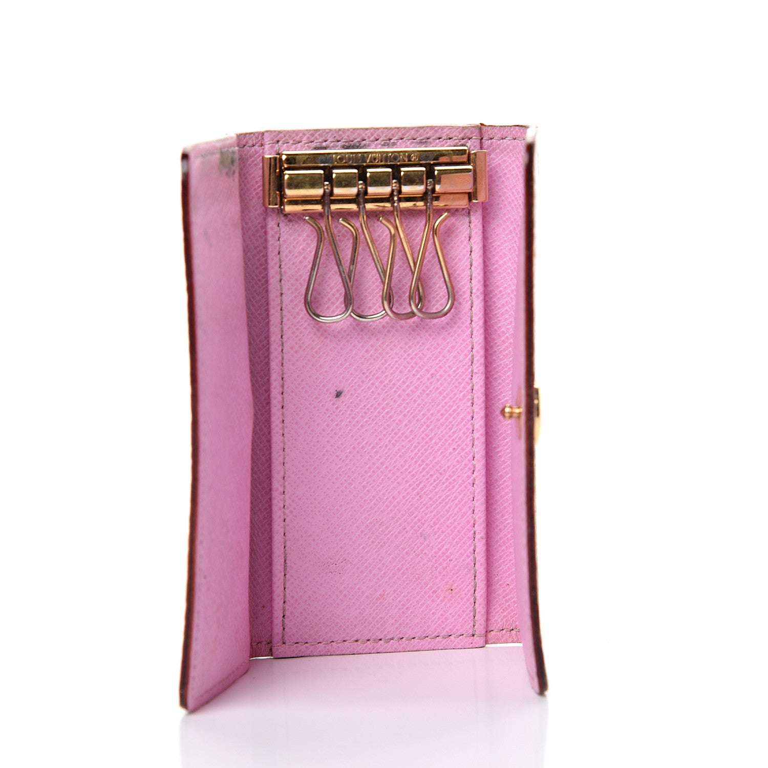 Louis Vuitton Monogram Multicolor Multicles 4 Key Holder White Litchi 4 of 13