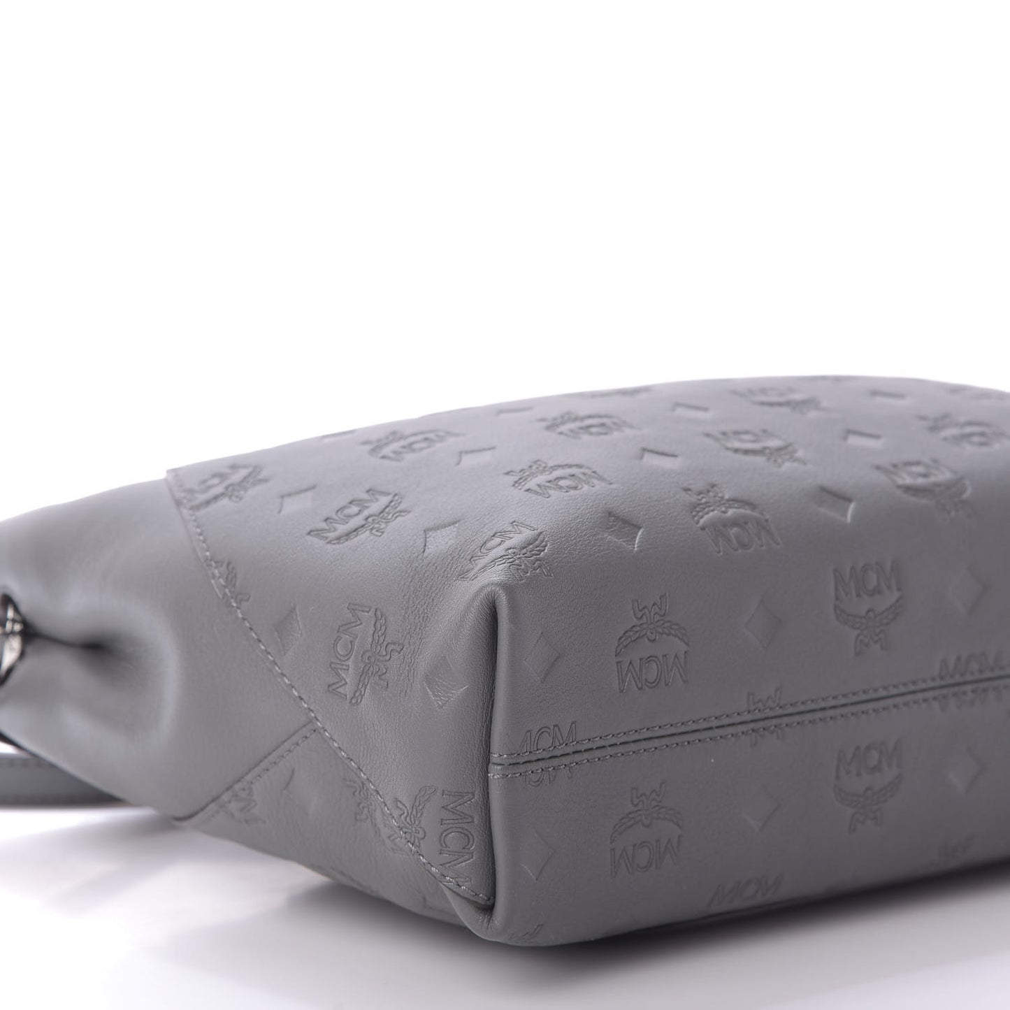 Calfskin Ottomar Monogram Medium Klara Shoulder Bag Charcoal