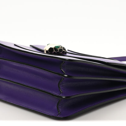 Bulgari Calfskin Serpenti Forever Top Handle Purple 17 of 17