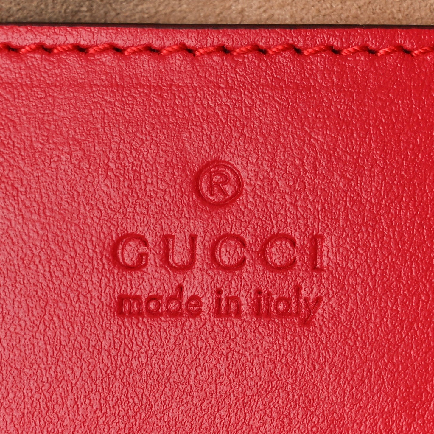 Gucci Calfskin Matelasse Chevron GG Marmont Sling Shoulder Bag Rosso 6 of 10