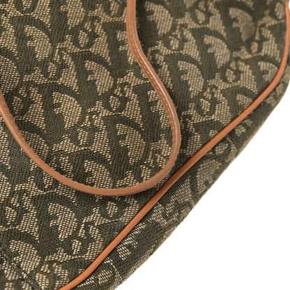 Christian Dior Monogram Mini Saddle Pochette Green 9 of 9