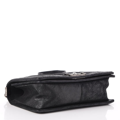 Chanel Goatskin Chesterfield Quilted Medium Celtic Boy Flap Black 5 of 8