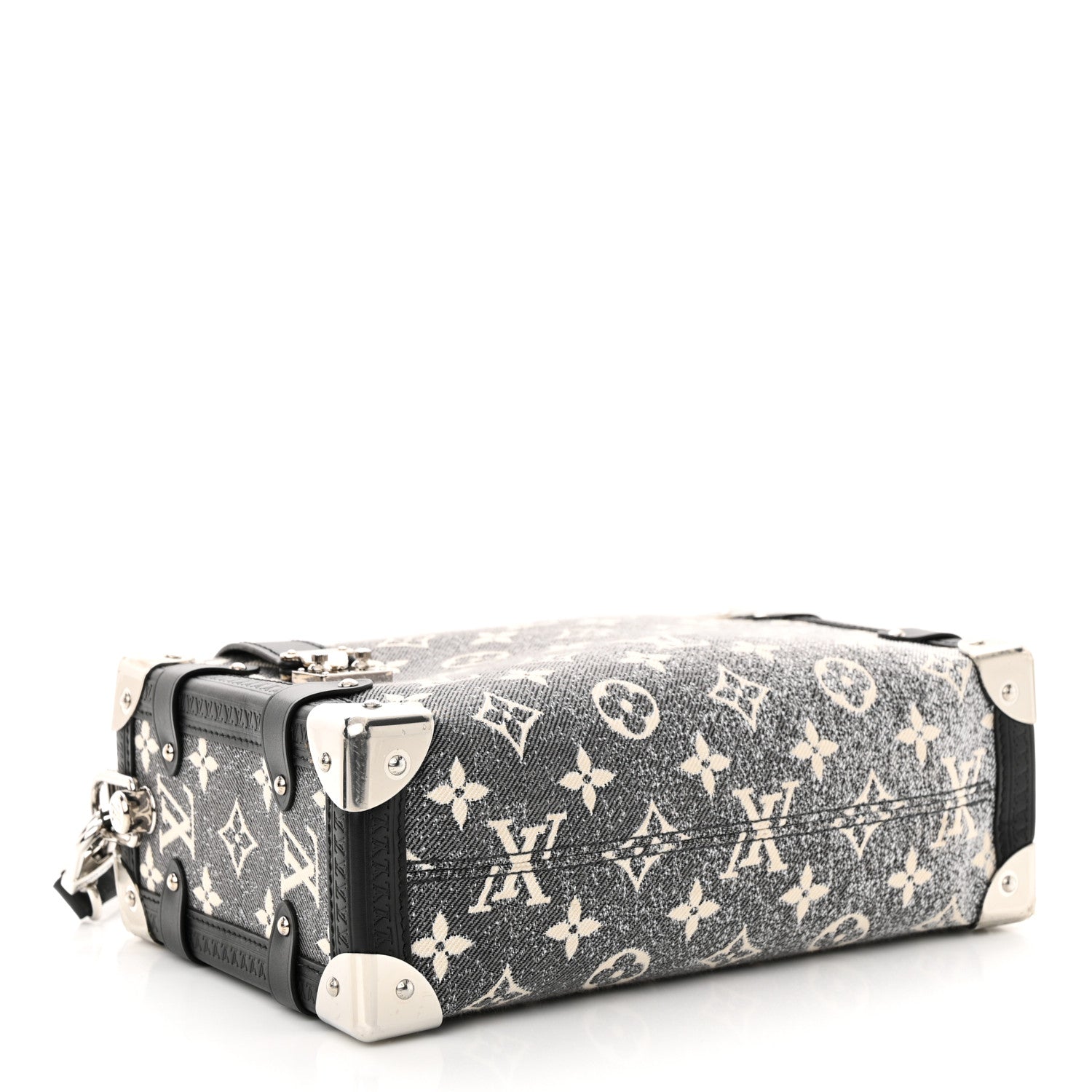 Louis Vuitton Monogram Jacquard Denim Side Trunk Grey 4 of 10