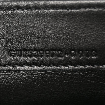 Saint Laurent Lambskin Matelasse Monogram Large Vicky Continental Wallet Black 6 of 14