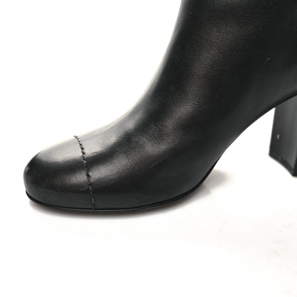 Chanel Calfskin CC Knee High Boots 37 Black 8 of 8