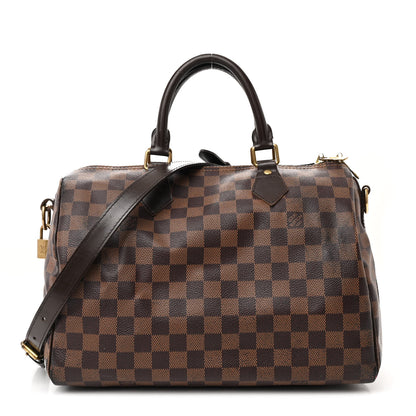 Louis Vuitton Damier Ebene Speedy Bandouliere 30 1 of 16