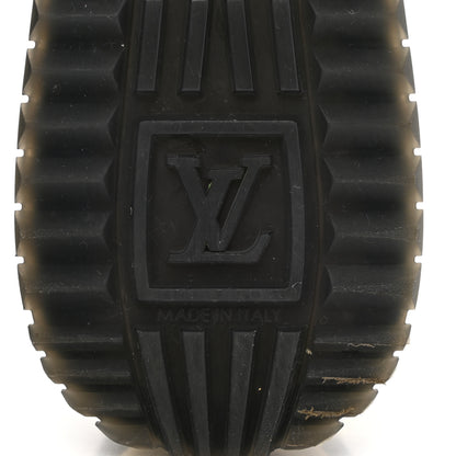 Louis Vuitton Suede Monogram Run Away Sneakers 38 Black 6 of 9