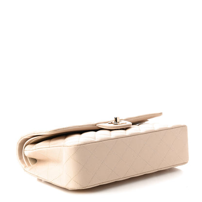 Chanel Caviar Quilted Medium Double Flap Beige 4 of 11
