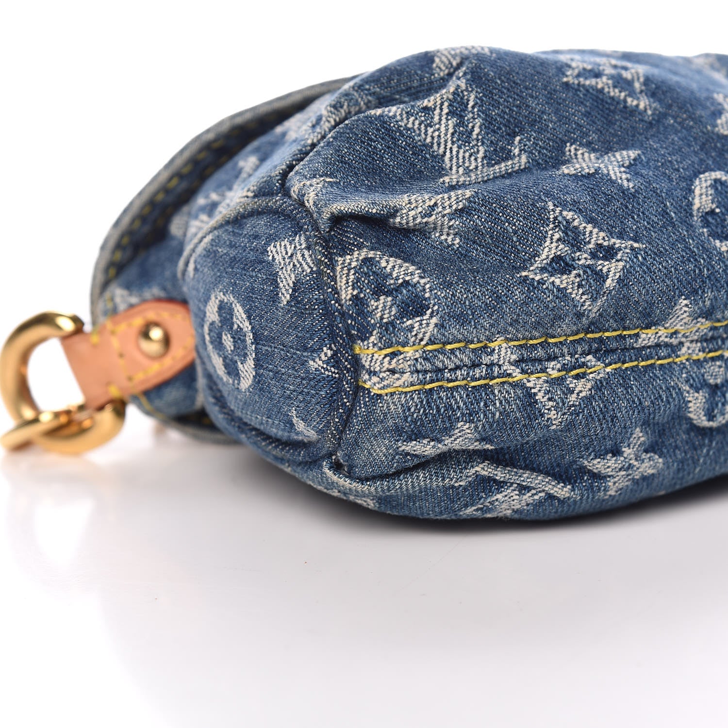 Louis Vuitton Monogram Denim Mini Pleaty Blue 9 of 10