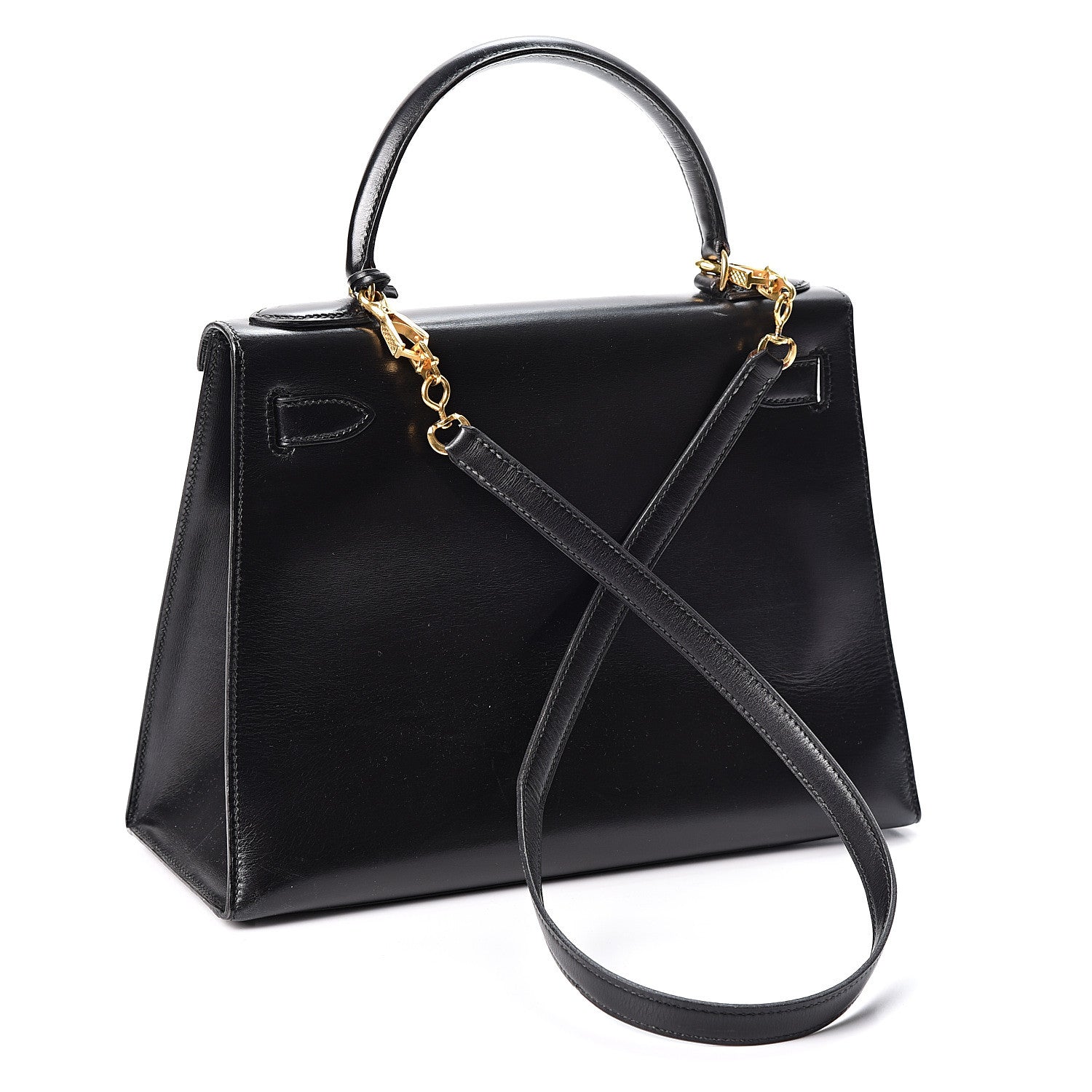 Hermes Box Kelly Sellier 28 Black 2 of 11