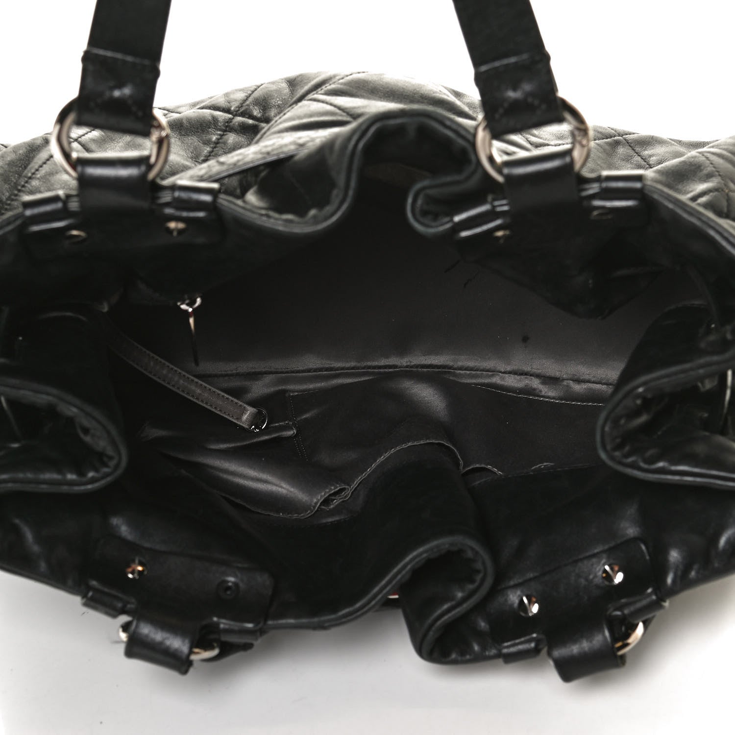Chanel Lambskin Quilted Tote Black 8 of 14