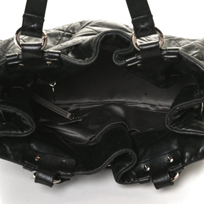 Chanel Lambskin Quilted Tote Black 8 of 14
