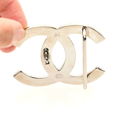 Chanel Calfskin Reversible CC Logo Belt 90 36 White Black 6 of 6